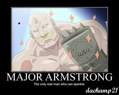 Fma Poster Major Armstrong By Dachamp X On Deviantart