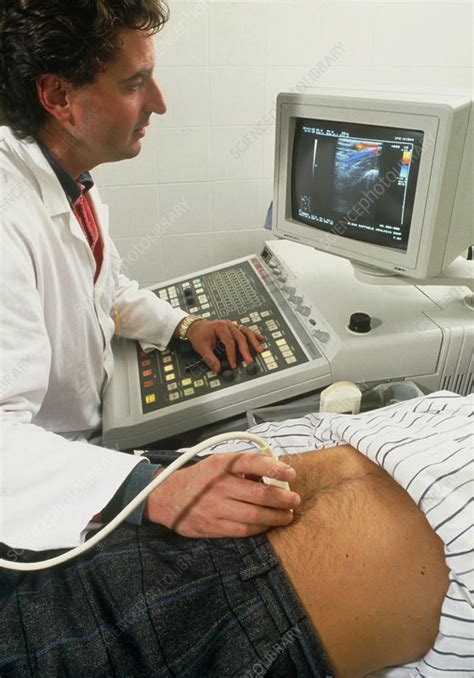 Doppler Ultrasound Examination Of The Prostate Stock Image M Science Photo Library