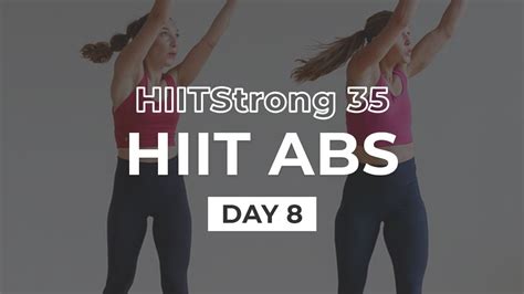 35 Minute Hiit Ab Workout With Weights Video Nourish Move Love