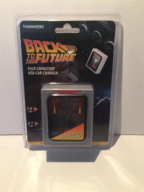 Back To The Future Flux Capacitor Usb Car Charger New With Box I Love