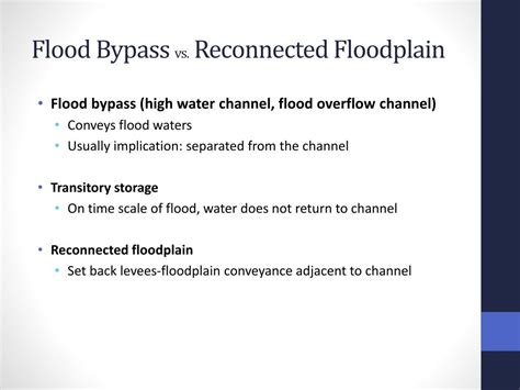 Ppt Flood Bypasses As A Floodplain Management Technology Powerpoint