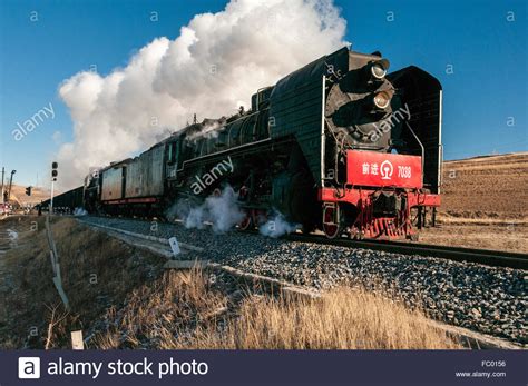 Qj 2 10 2 Steam Locomotives On The Jitong Railway Inner