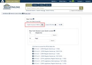Session Laws Indexing Project Update And New Feature Announcement Heinonline Blog