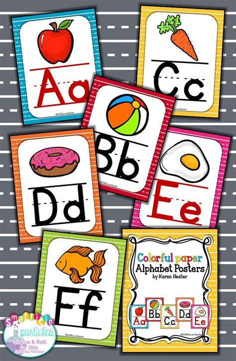 Bright Alphabet Posters For The Early Elementary Classroom Alphabet