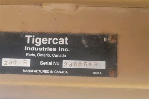 2002 Tigercat 230B Log Loader Delimber For Sale South NC