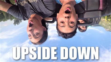 Kids Try Terrifying Upside Down Roller Coaster For The First Time