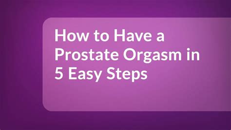 how to give yourself a prostate orgasm telegraph