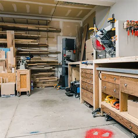 My Garage Woodworking Workshop Before And After House Becoming Home