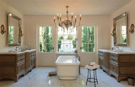 1) inspectors are not properly enforcing their local building codes. French Candle Chandelier over Tub in Center of Room ...