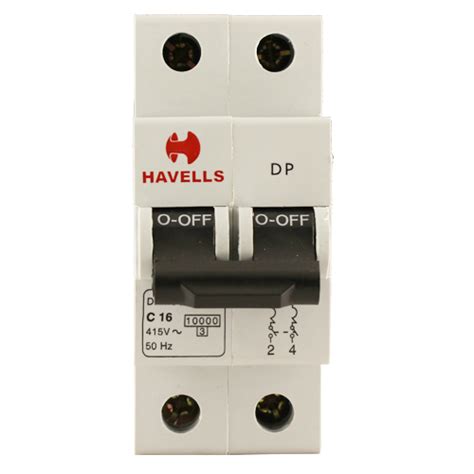 Havells Double Pole 16amp Mcb