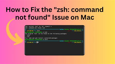 How To Fix The Zsh Command Not Found Issue On Mac Nerdytutorials Com