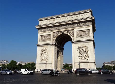 The Arc De Triomphe Serves As A Multi Intersection Roundabout And The