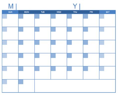 Blank Monthly Calendars To Print Free Printable Calendar Customizable