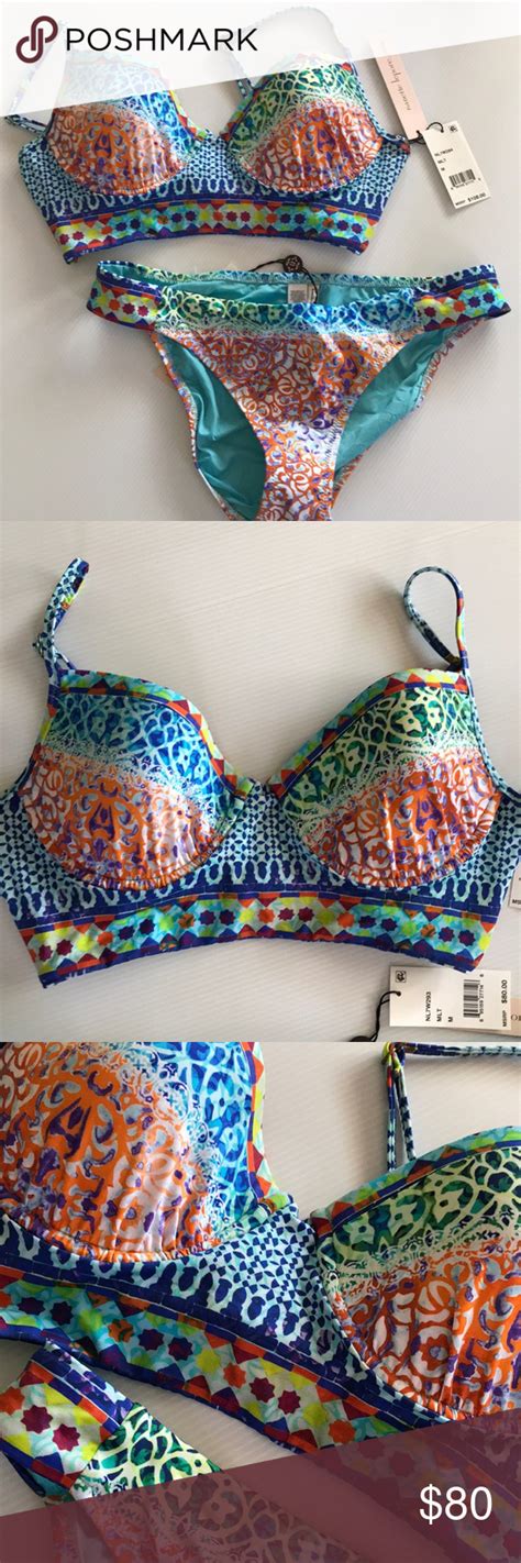 Nwt Nanette Lepore Swim Set Size Medium M Swim Sets Beautiful Suit