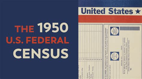 The 1950 Census Has Been Released To The Public
