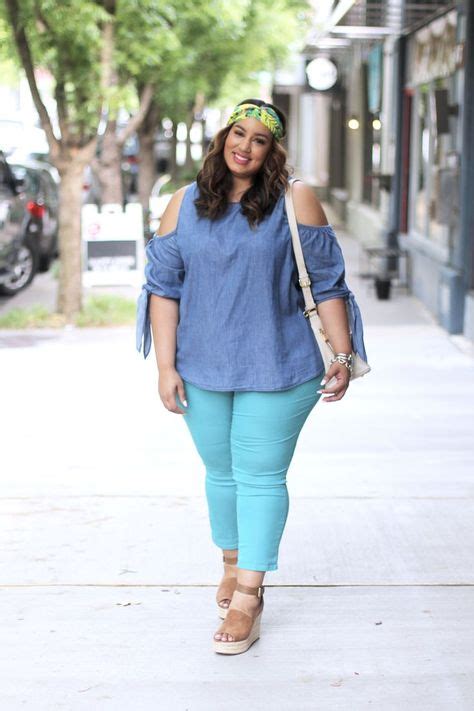 Summer Chic Jeans Plus Size Fashion Plus Size Fashion For Women Summer Fashion Outfits