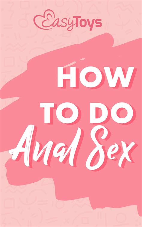 how to do anal by easytoys goodreads