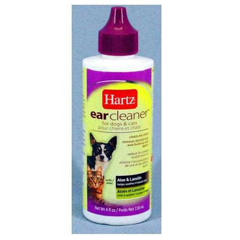 Харц Hartz Ear Cleaner for Dogs & Cats Лосьон для очищения ушей, 118 мл ...