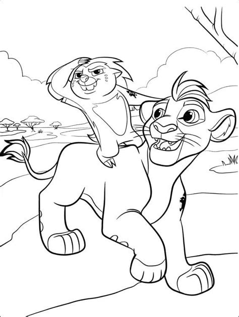 Three lucky winners will receive a copy of disney's the lion guard on digital hd. 20 Printable The Lion Guard Coloring Pages