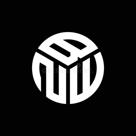 Bnw Letter Logo Design On Black Background Bnw Creative Initials