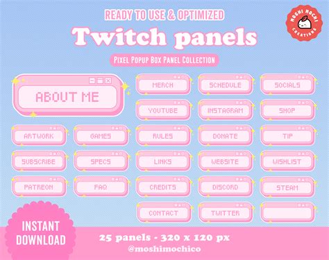Free Cute Twitch Panels Plmprod