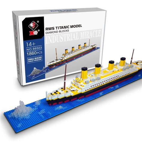 Pcs Titanic Cruise Ship Model Building Block Set Micro Mini Blocks My XXX Hot Girl