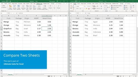 How To Compare Two Excel Worksheets Worksheets Decoomo