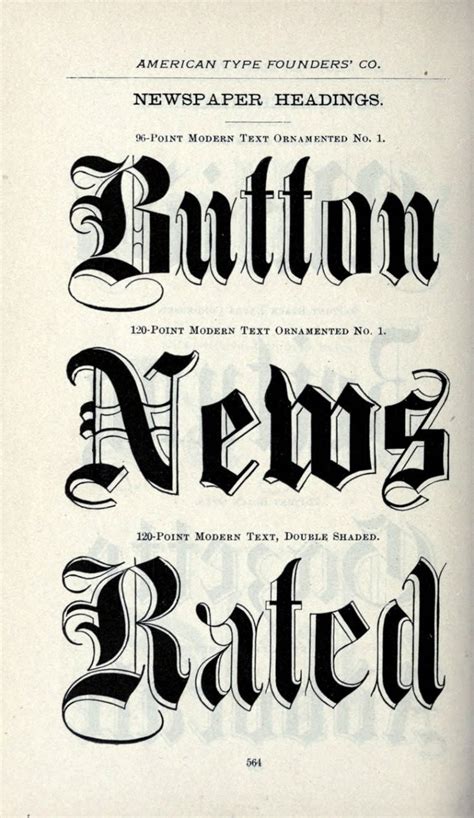 Like Old Fashioned Fonts See Dozens Of Vintage Typefaces Click Americana