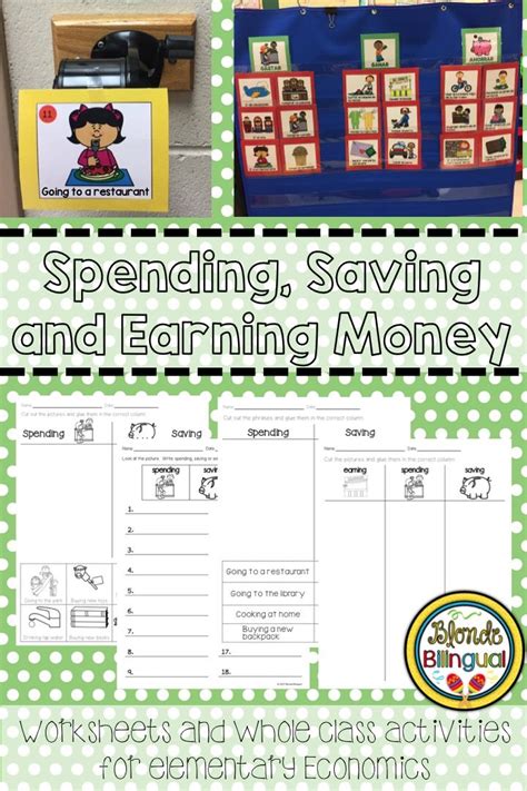 Saving And Spending Worksheets