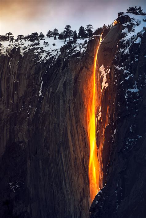 Yosemite Firefall 1280×1919 Wallpaperable