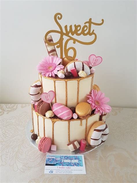 Sweet potato casserole is a side dish of mashed sweet potatoes in a casserole dish, topped with a brown sugar and pecan topping. Sweet 16 dripcake flowers pink | Eten recepten, Sweet 16, Eten