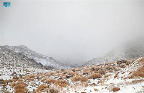 Snow In Saudi Arabia Tourists Flock To Tabuk Arabian Business