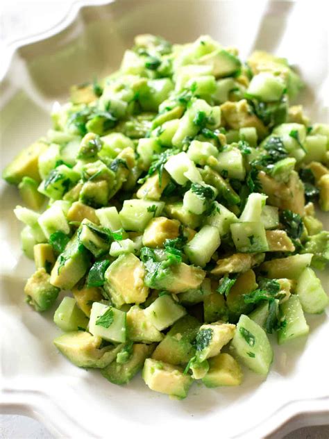 Avocado Cucumber Salad The Girl Who Ate Everything