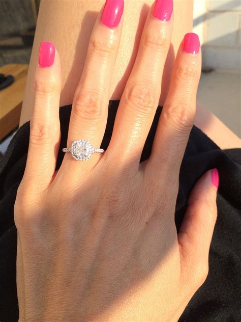 Tiffany Soleste Engagement Ring #diamondringstiffany | Beautiful