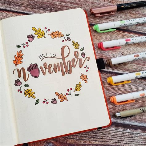 34 November Bullet Journal Ideas For Your Bujo The Creatives Hour