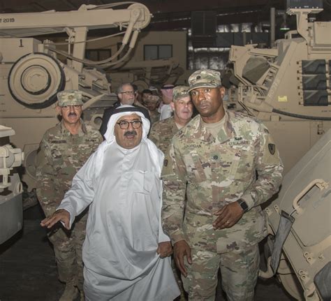 First Deputy Prime Minister And Minister Of Defense Kuwait Visits Camp