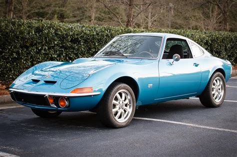 1973 Blue Opel Gt Front Side Pic Opel Classic Cars Vintage Cars