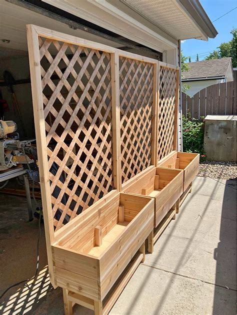 Diy Planter Box With Trellis An Easy 4 Step Scrap Wood Project Artofit