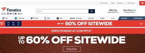 Fanatics Coupon Codes 2020 Get 60 Off Sitewide