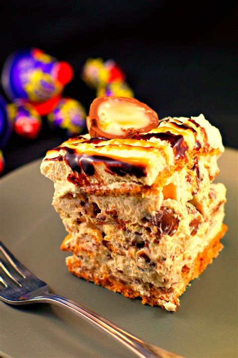 Here are 9 egg free dessert recipes that either i or one of my friends has created. Easter cream egg icebox cake | Easy Easter Dessert - Food Meanderings