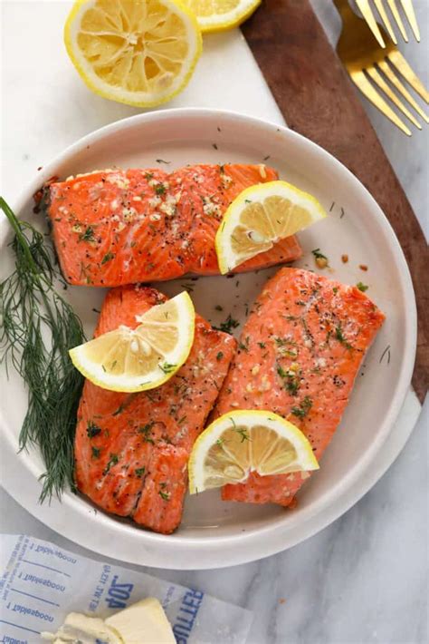 Pan Seared Salmon With Butter And Lemon Fit Foodie Finds
