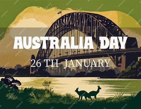 Premium Vector Vector Realistic Australia Day Banner Template