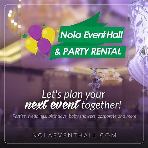 Nola Event Hall And Party Rental Home