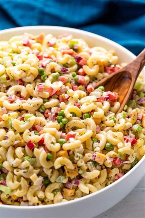 Macaroni Salad Is A Classic American Side Dish Served Up At Summer