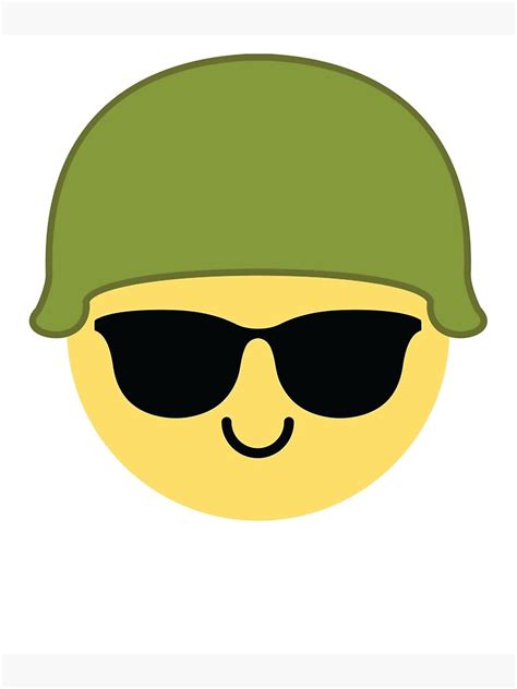 Soldier Emoji Canvas Print By Hippoemo Redbubble