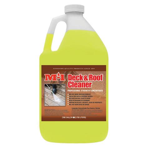 M-1 1 gal. Deck and Roof Cleaner-DR1G - The Home Depot