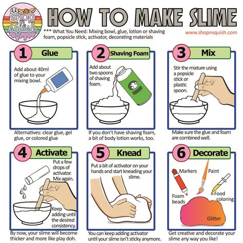 How to Make Slime: A Step-by-Step Guide to Slimy Fun! - IHSANPEDIA