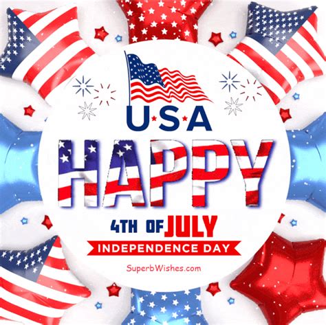 Happy Independence Day Th Of July Gif Superbwishes Com