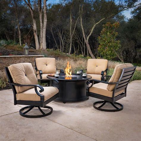 Fire pit table and chairs costco. Verena 5-piece Fire Chat Set in 2020 | Costco patio ...