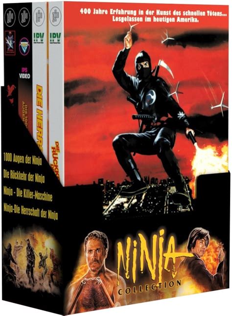 Ninja Collection Schuber Limited Edition Mediabook Uncut 4 Blu